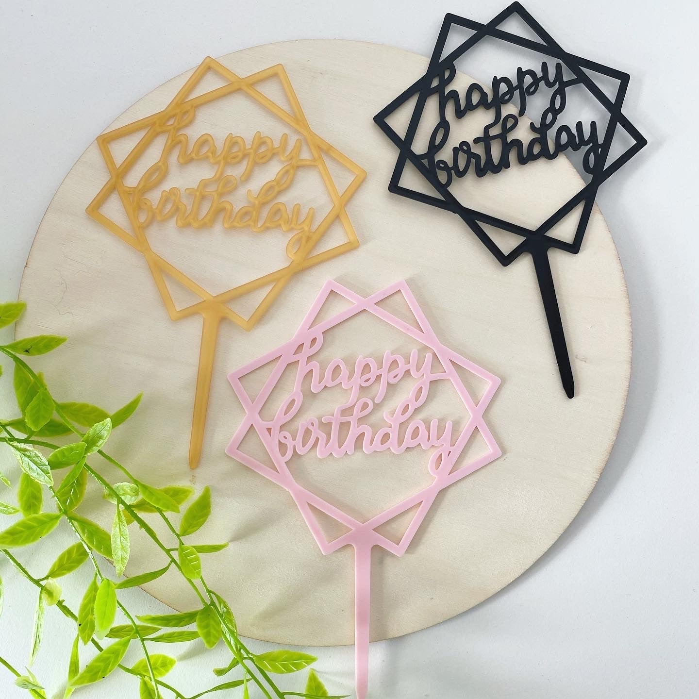 b. Birthday Cake Topper