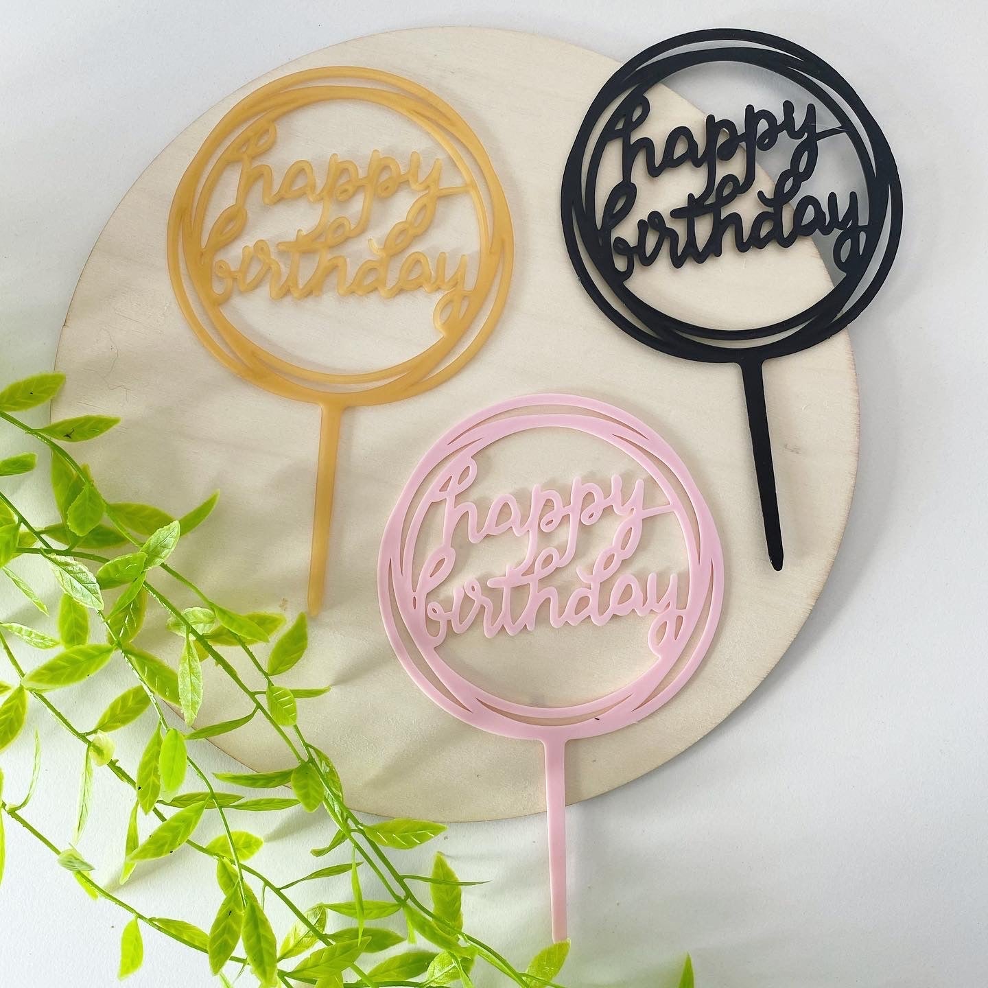 b. Birthday Cake Topper