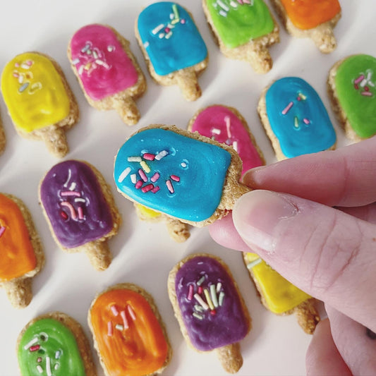 d. Rainbow Popsicles Mini Cookies