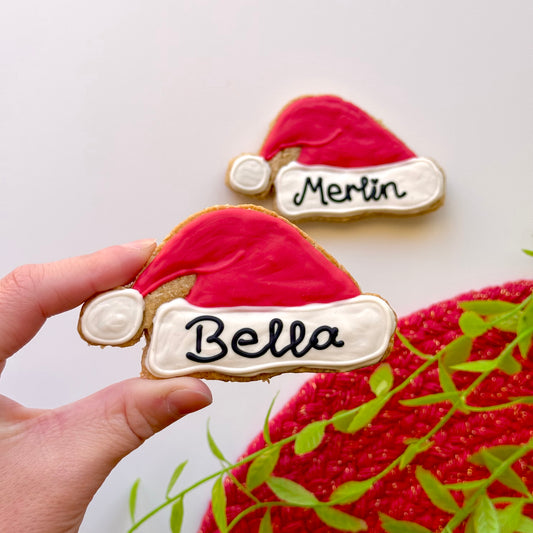 a. Christmas Santa Hat Cookie