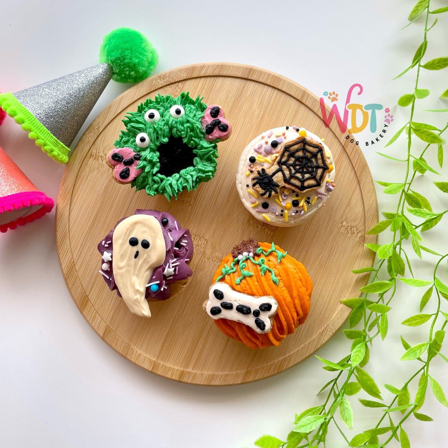 a. Halloween Pup-Cupcakes