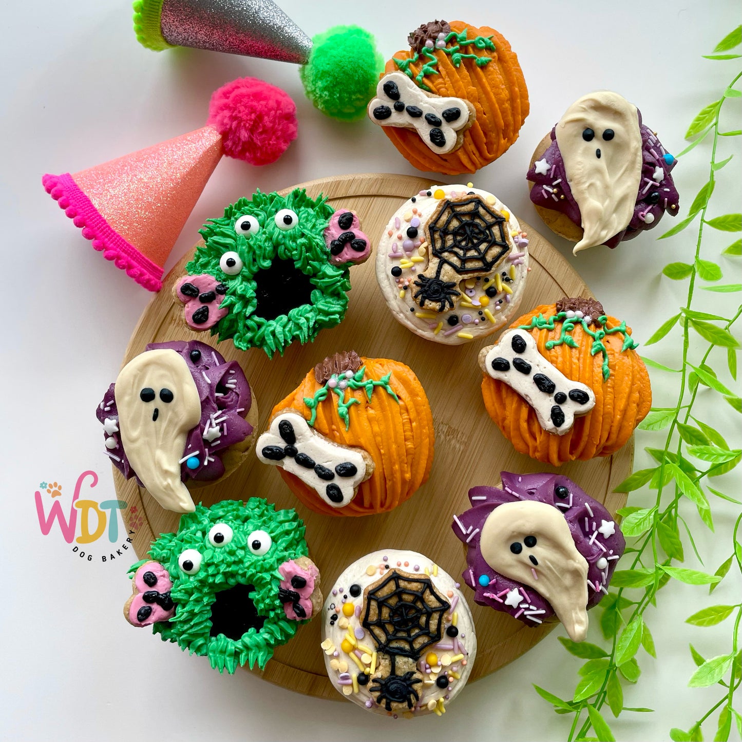 a. Halloween Pup-Cupcakes
