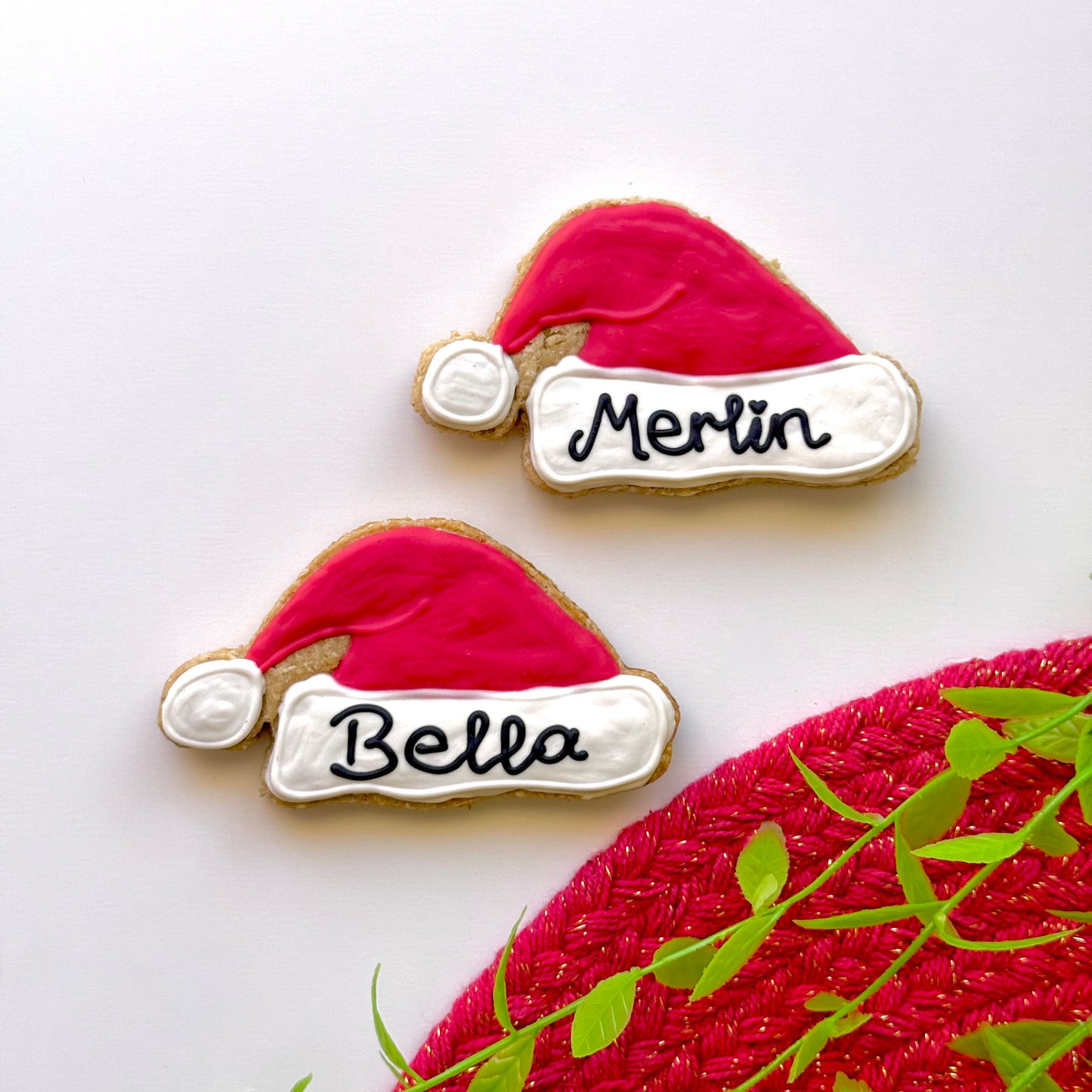 a. Christmas Santa Hat Cookie