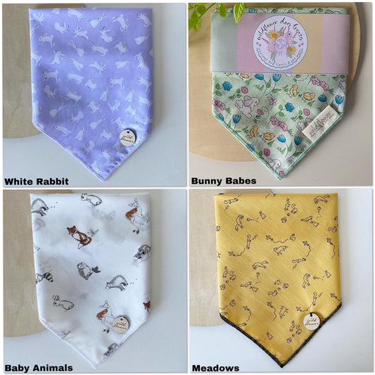 e. Bunny & Fox Bandanas