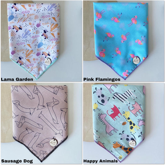 e. Cute Animals Bandanas