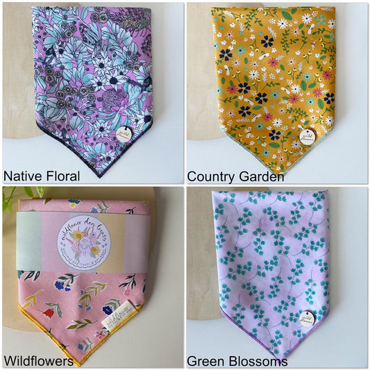 e. Floral Bandanas