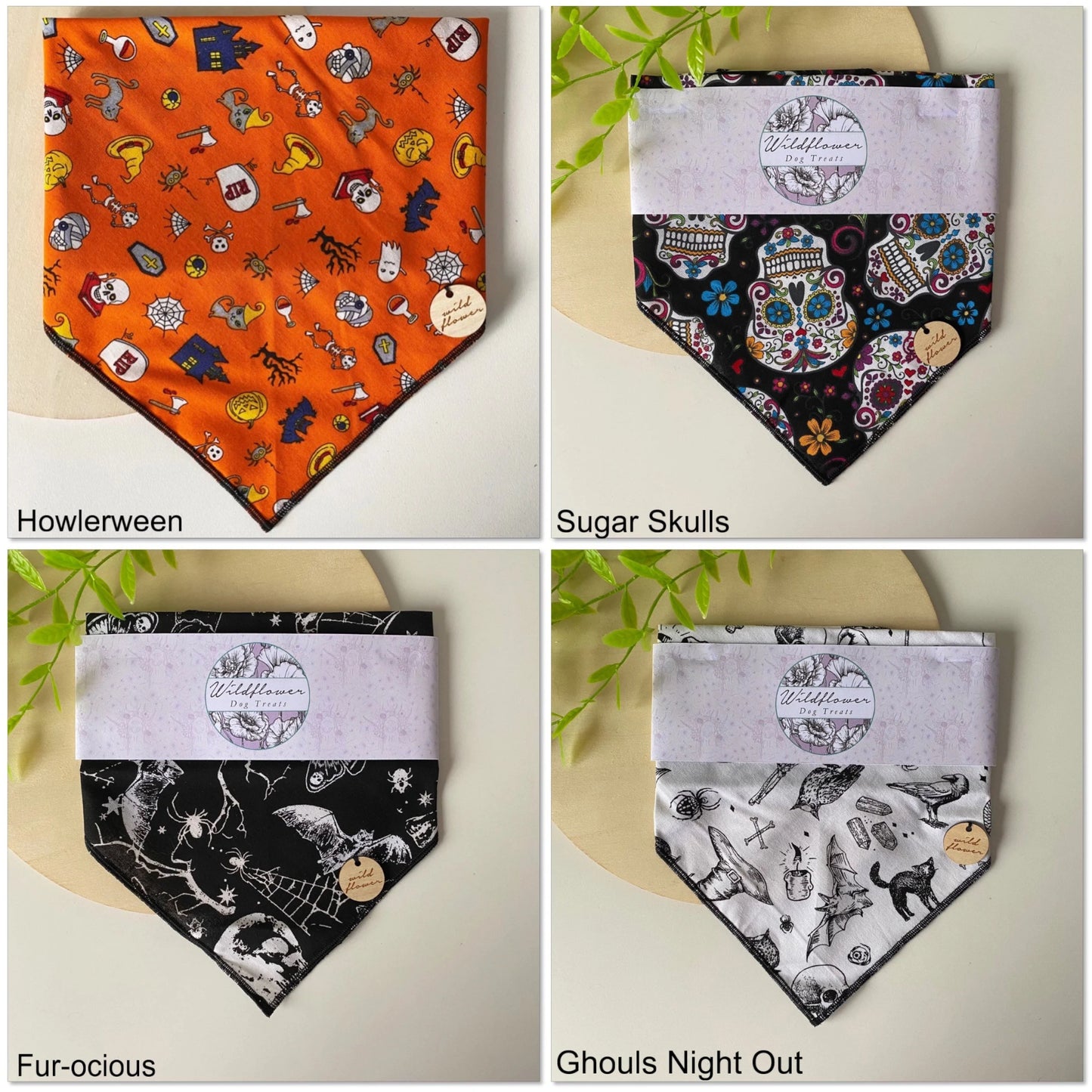 e. Halloween Bandanas