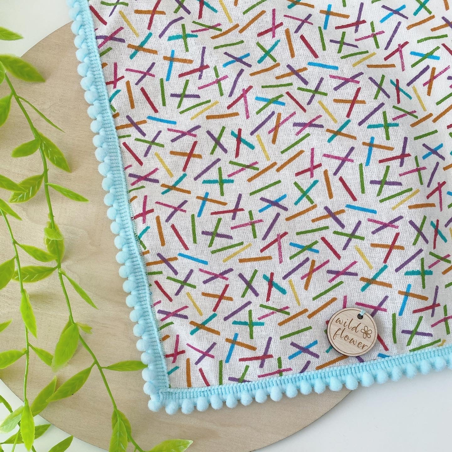 e. Pom Pom Trim add on for Bandanas