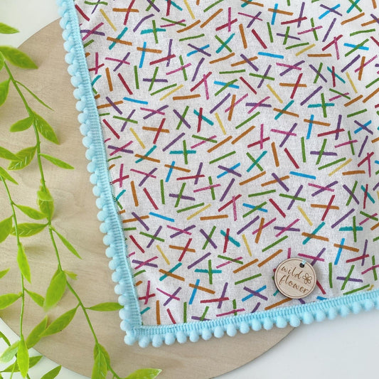 e. Pom Pom Trim add on for Bandanas