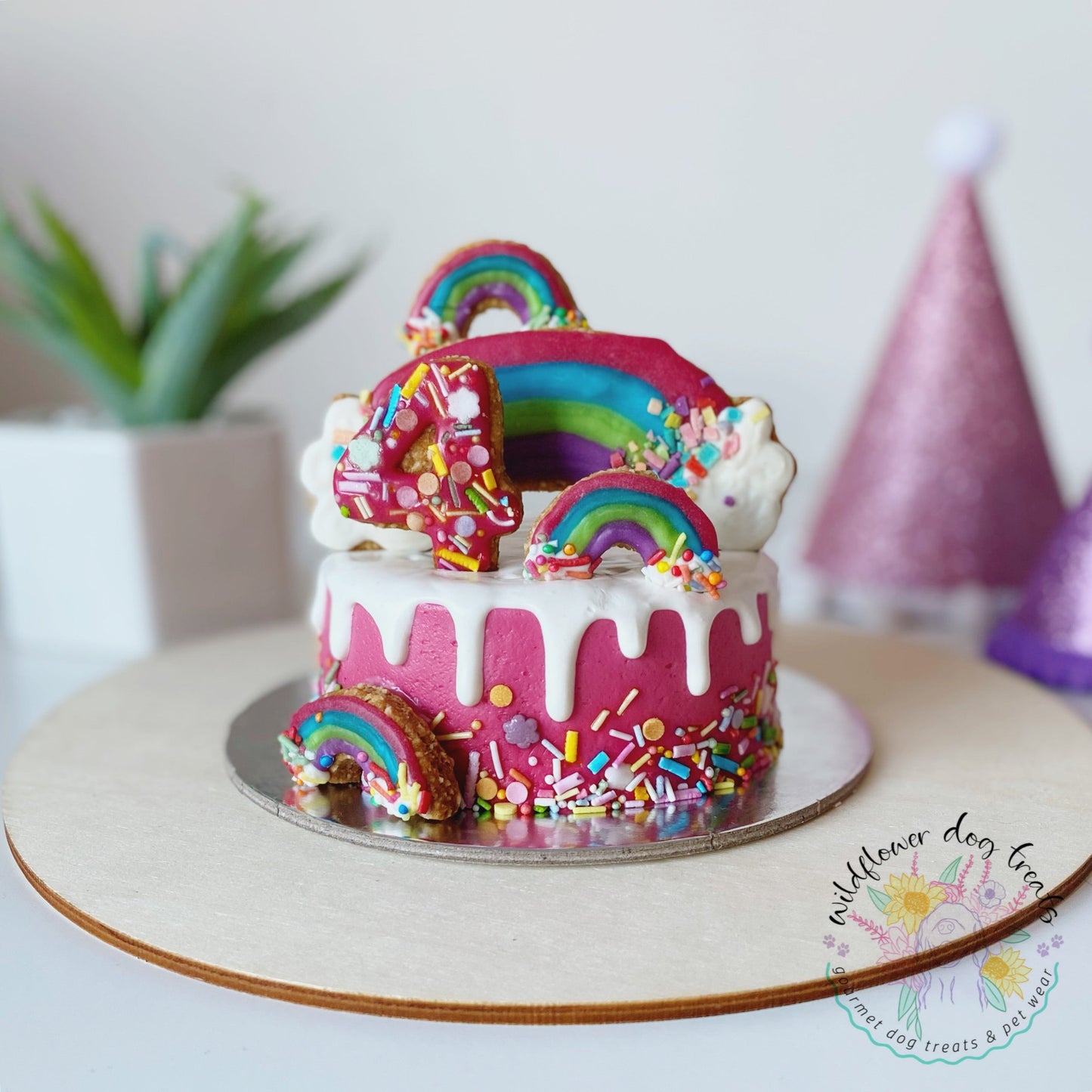 b. Rainbow Dreams Pupcake