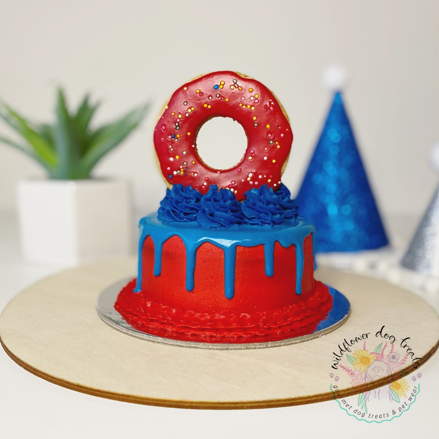 b. Donut Drip Pupcake