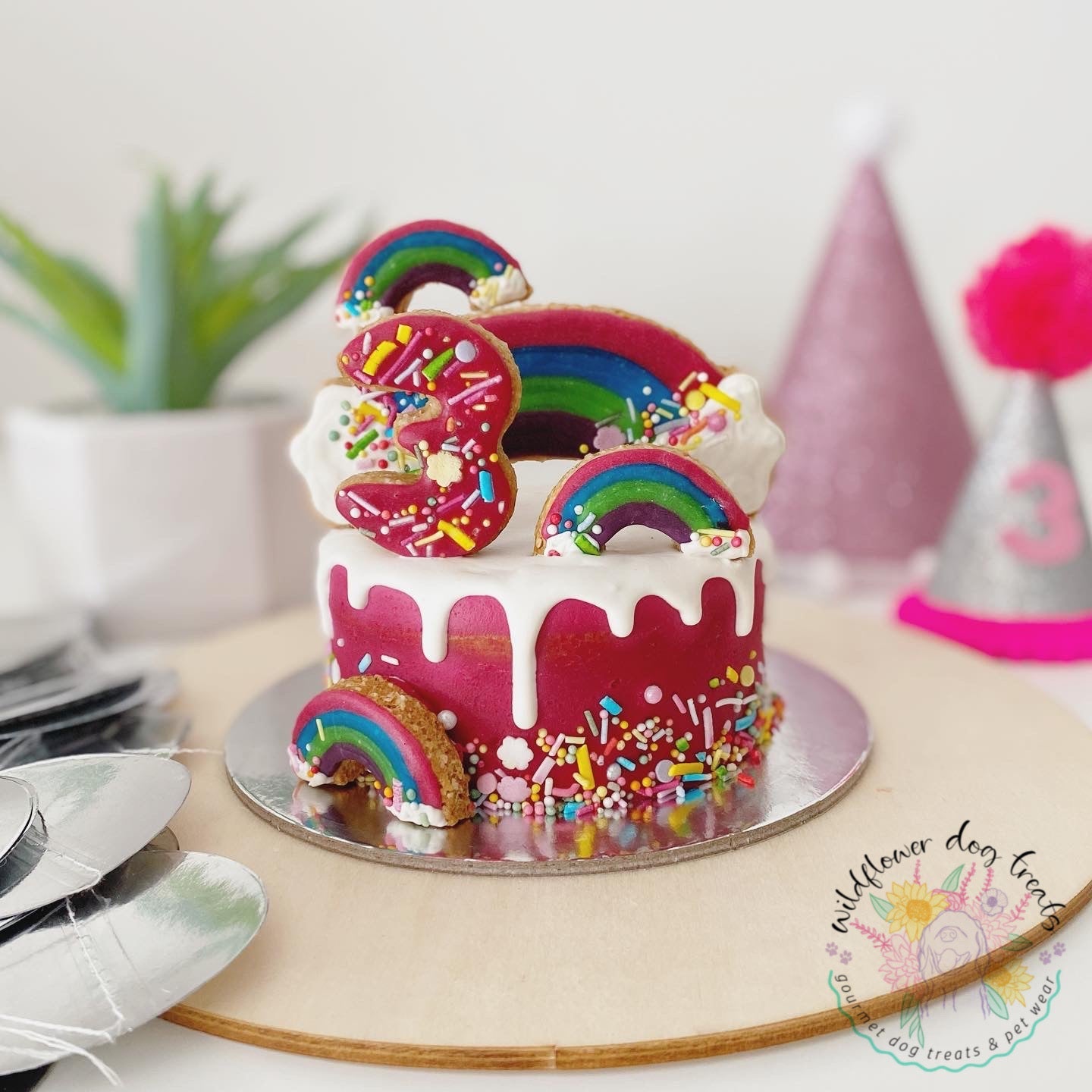 b. Rainbow Dreams Pupcake