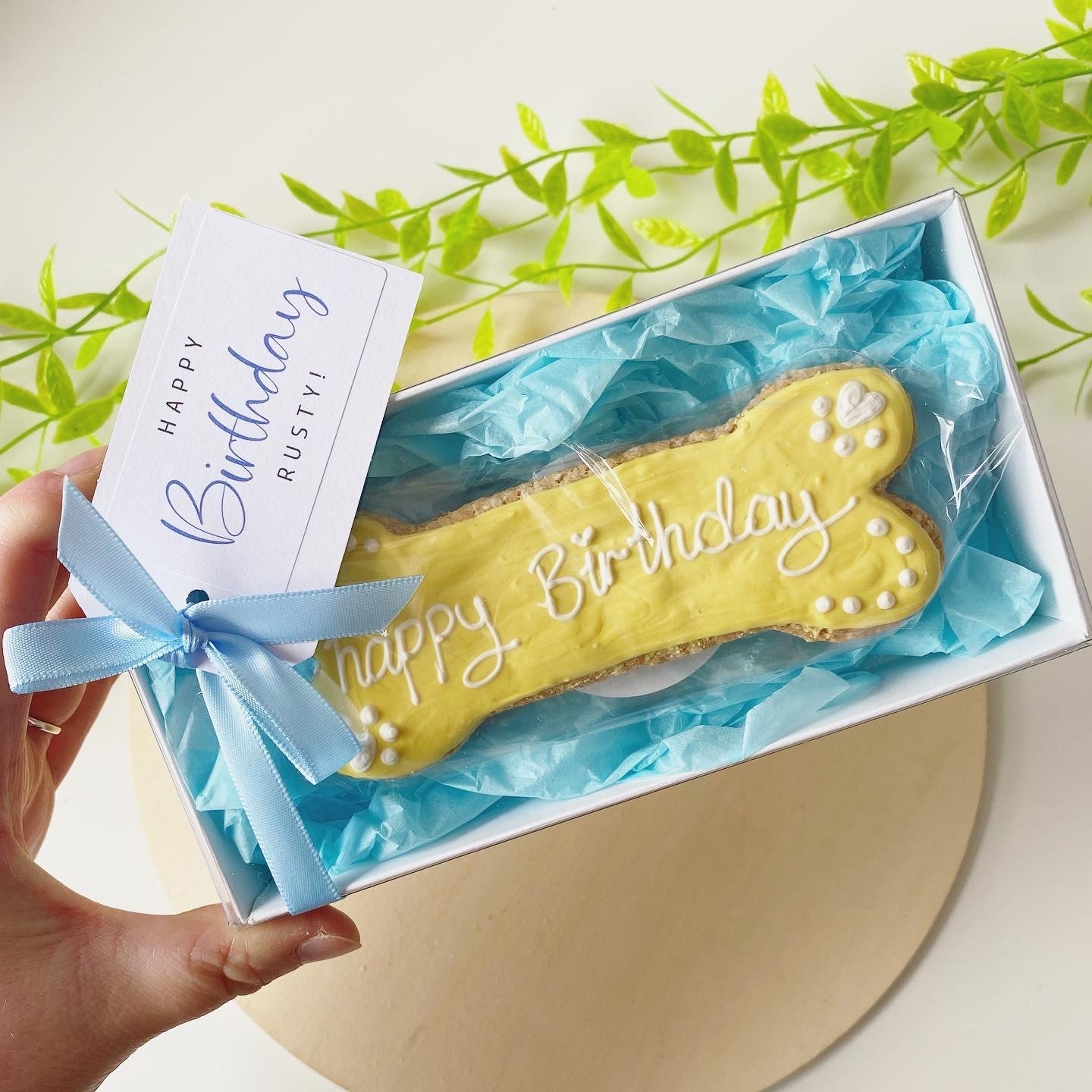 c. Large Birthday Bone Gift Box